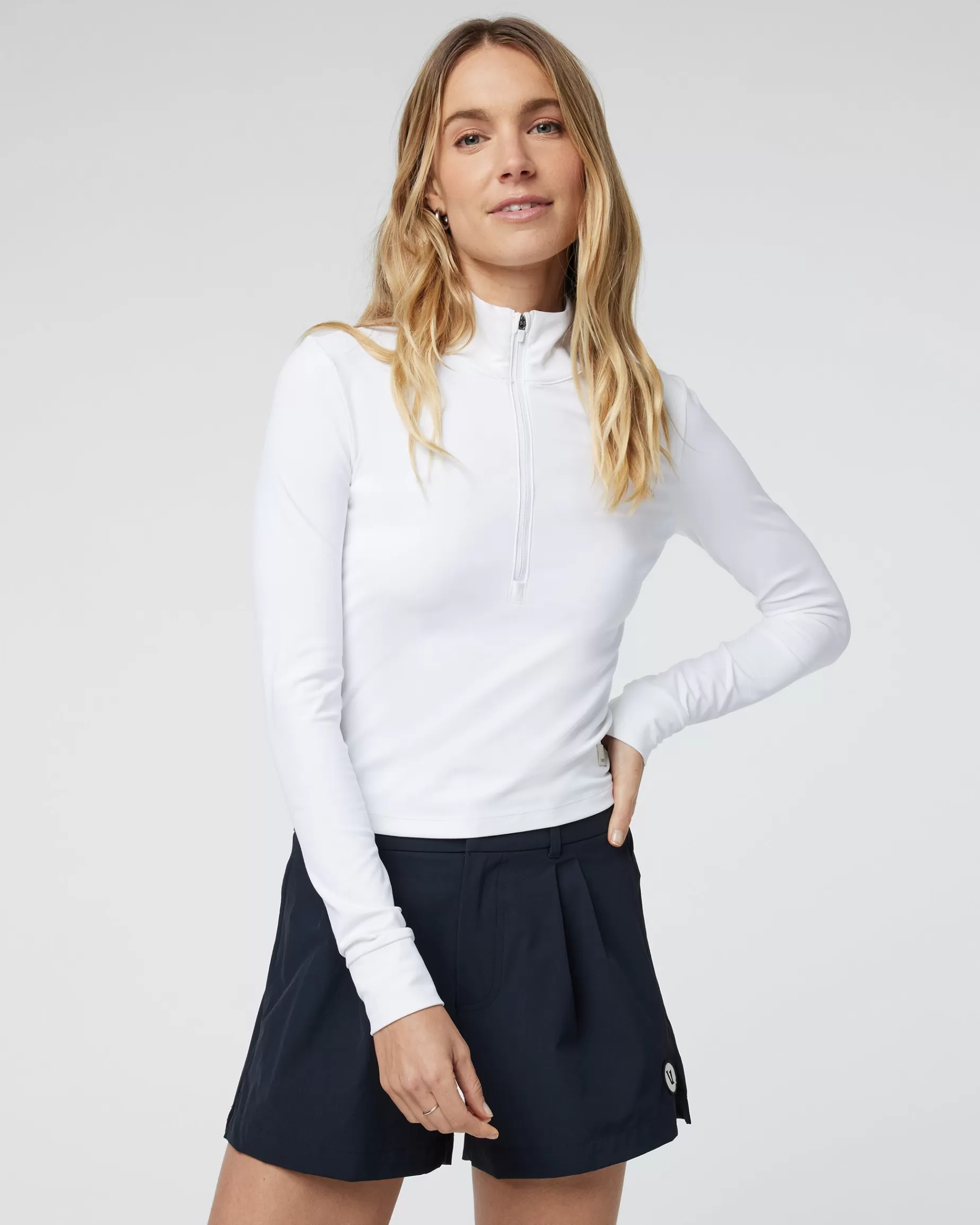 Vuori Studio Half Zip White Best