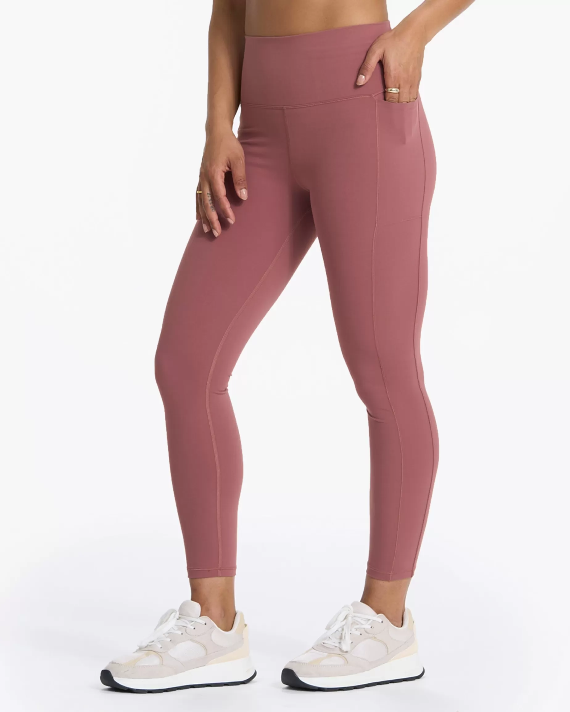 Vuori Studio Pocket Legging Rosewood Fashion