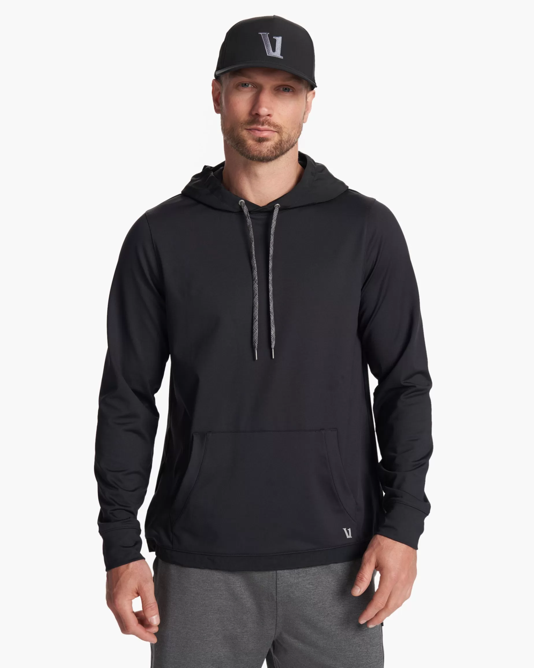 Vuori Sunday Element Hoodie Black Cheap