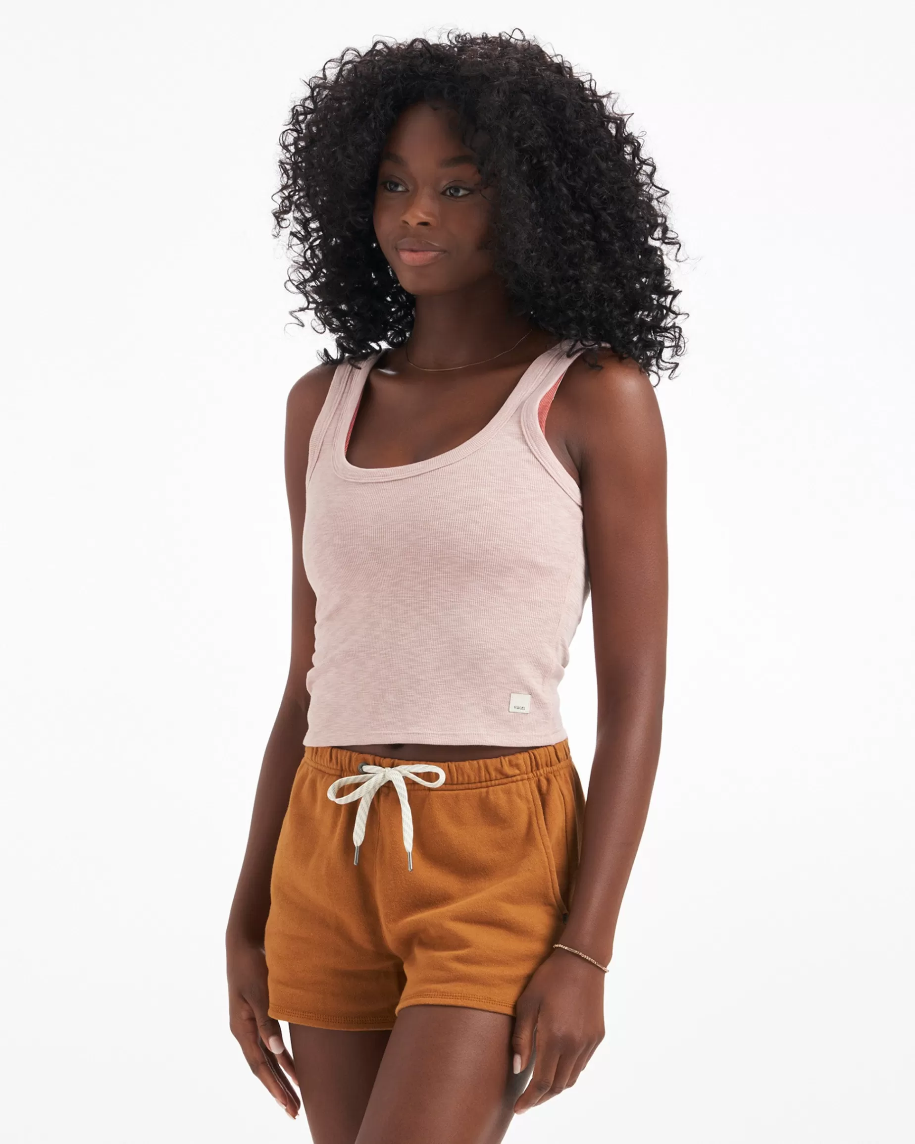 Vuori Sunrise Crop Tank Dogwood Online