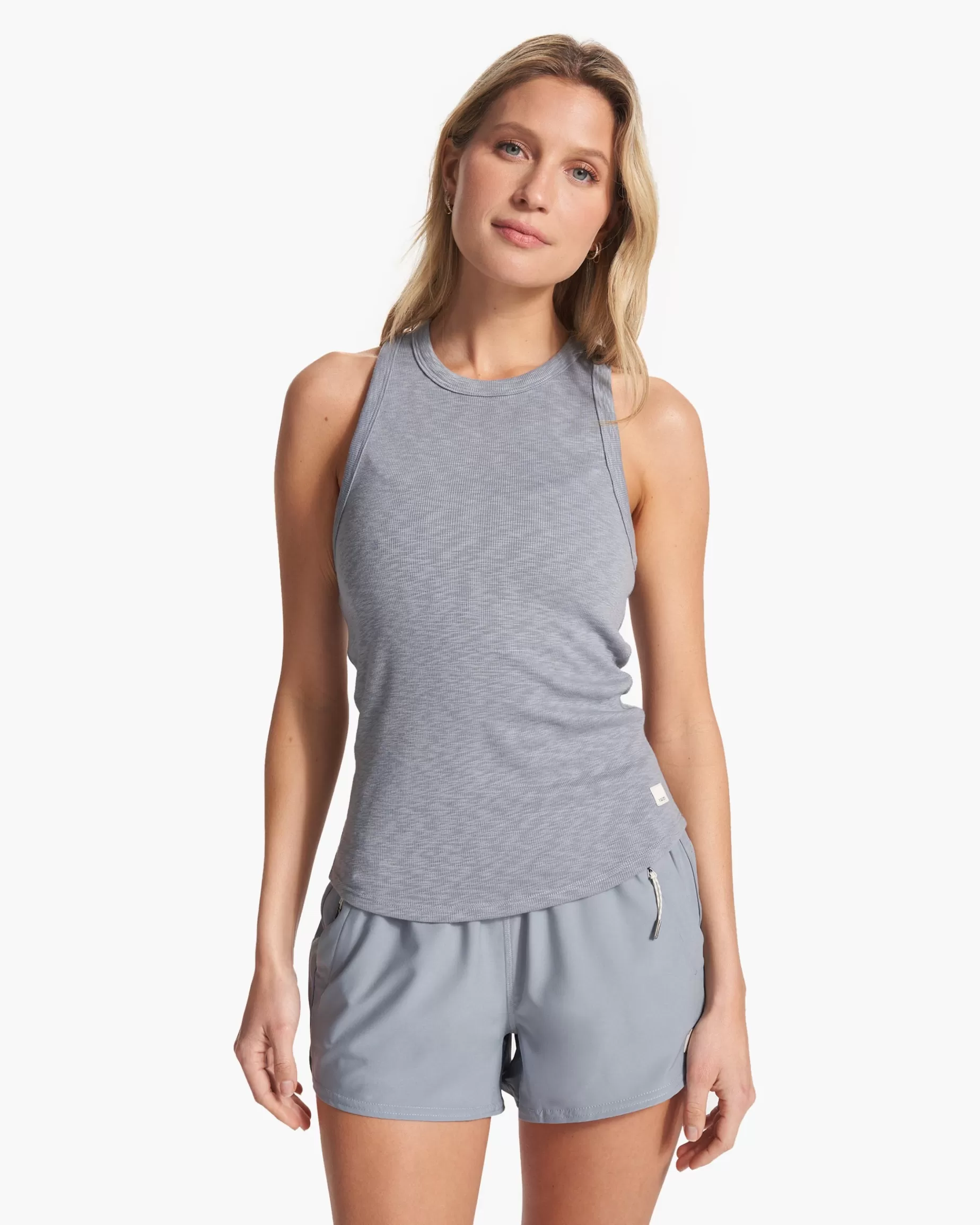 Vuori Sunrise High Neck Tank Flint Cheap