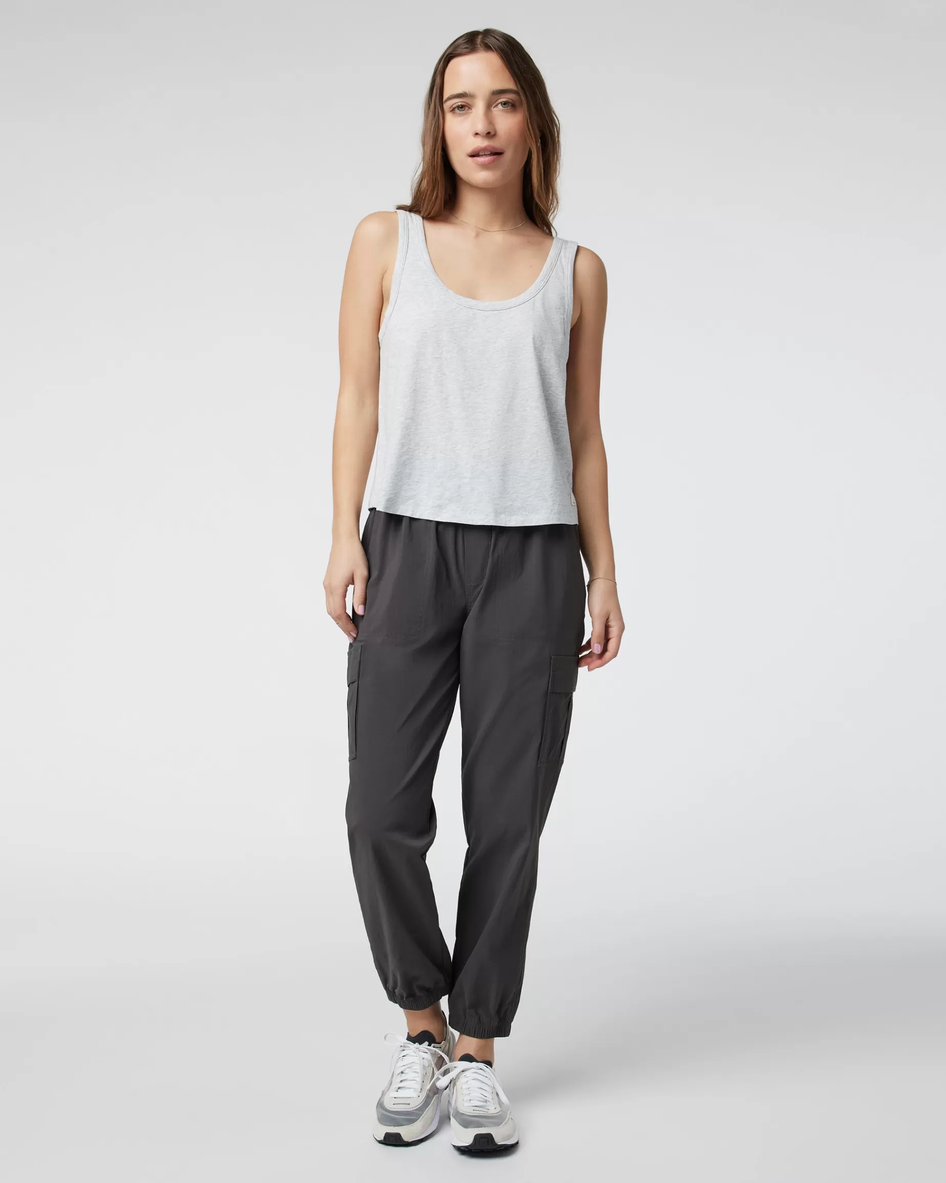 Vuori Sutton Relaxed Tank LightHeatherGrey Cheap