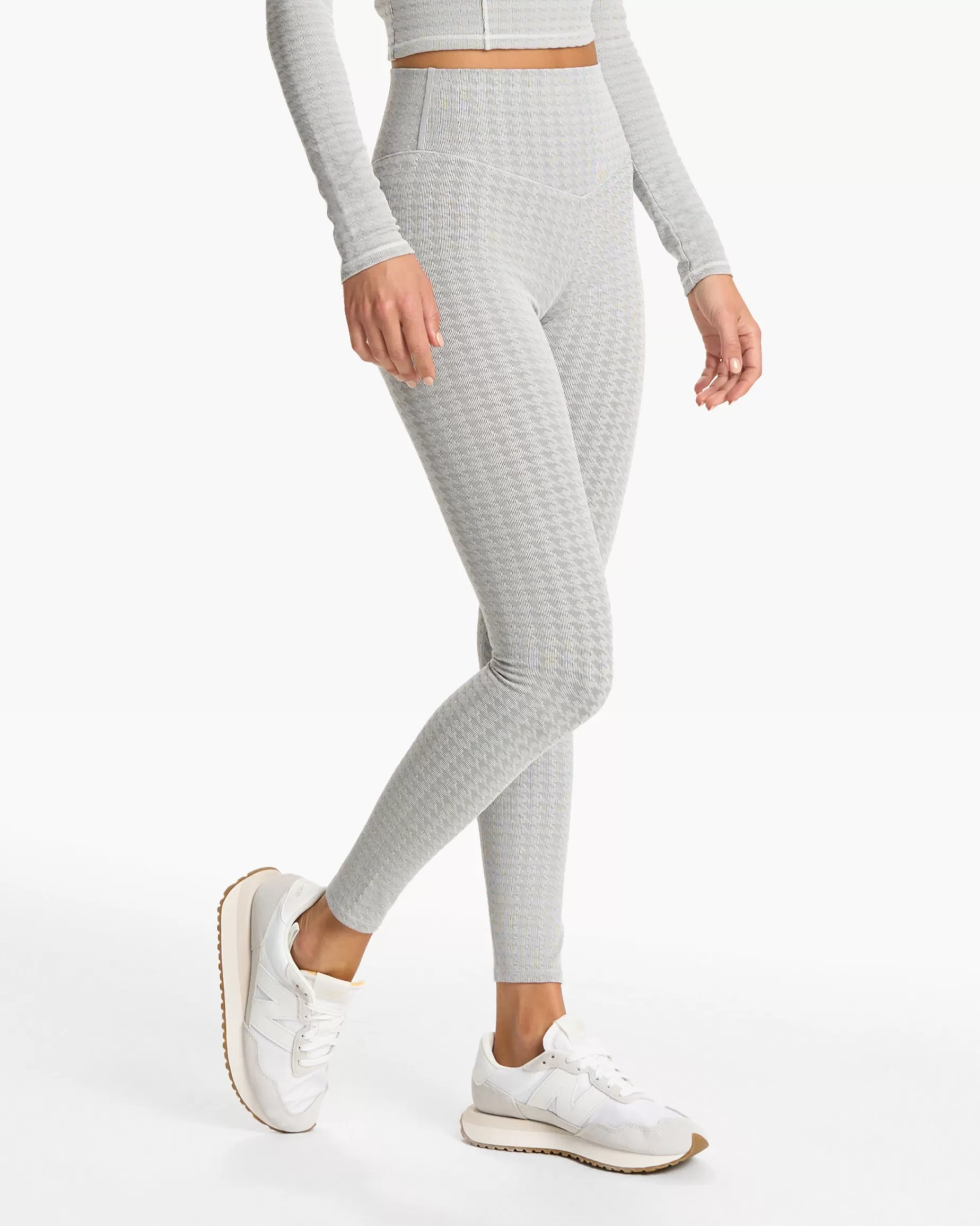 Vuori Textured Chilled Out Legging Houndstooth Online