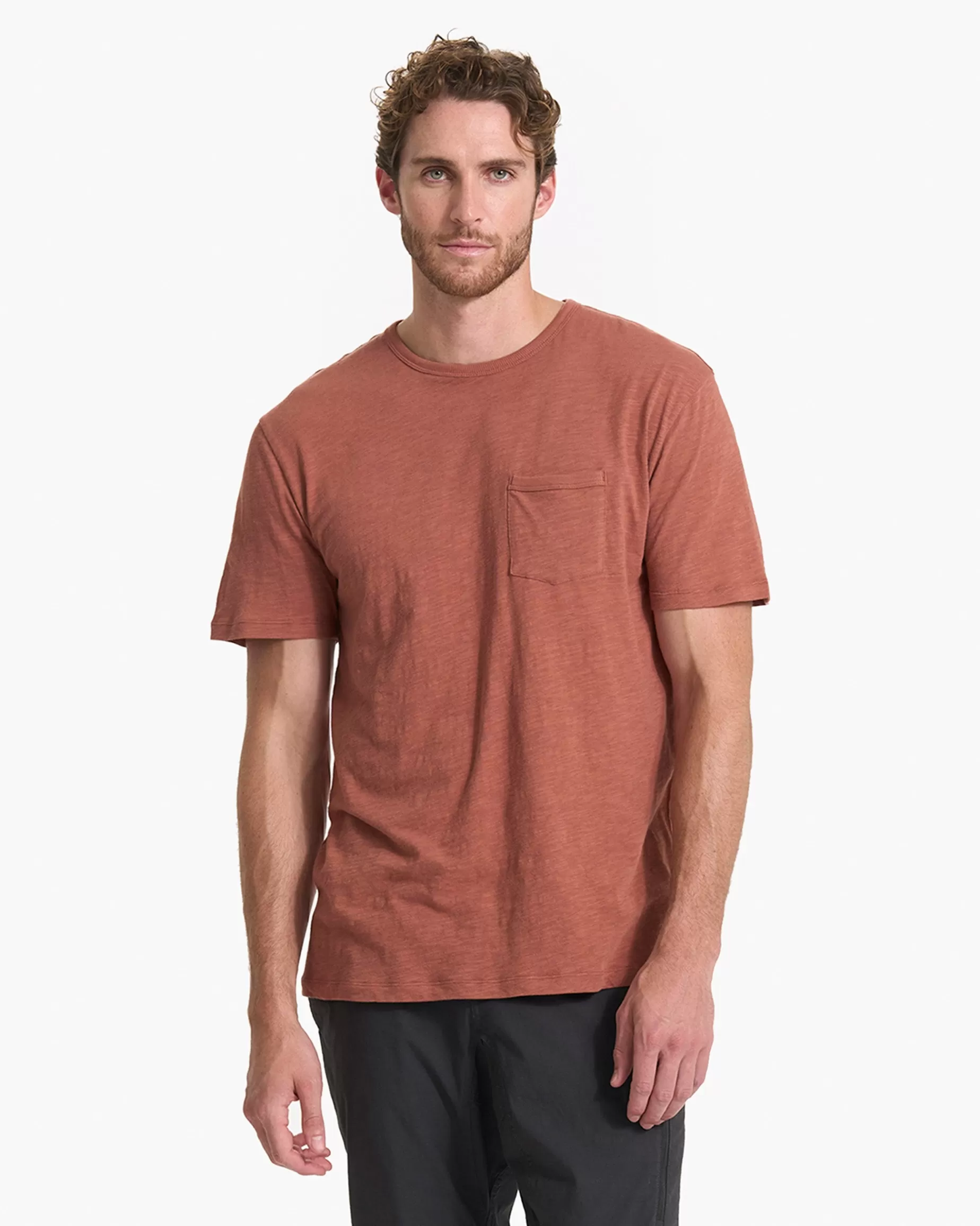Vuori The Rise Tee Copper Flash Sale