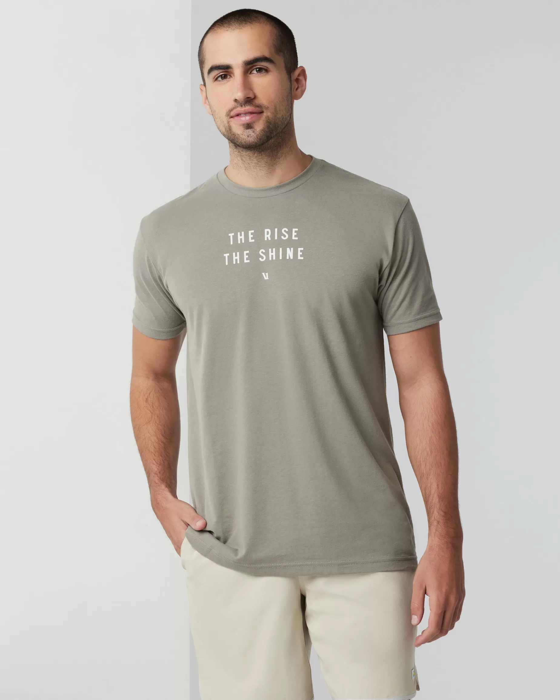 Vuori The Rise The Shine Tee Cocoa Flash Sale