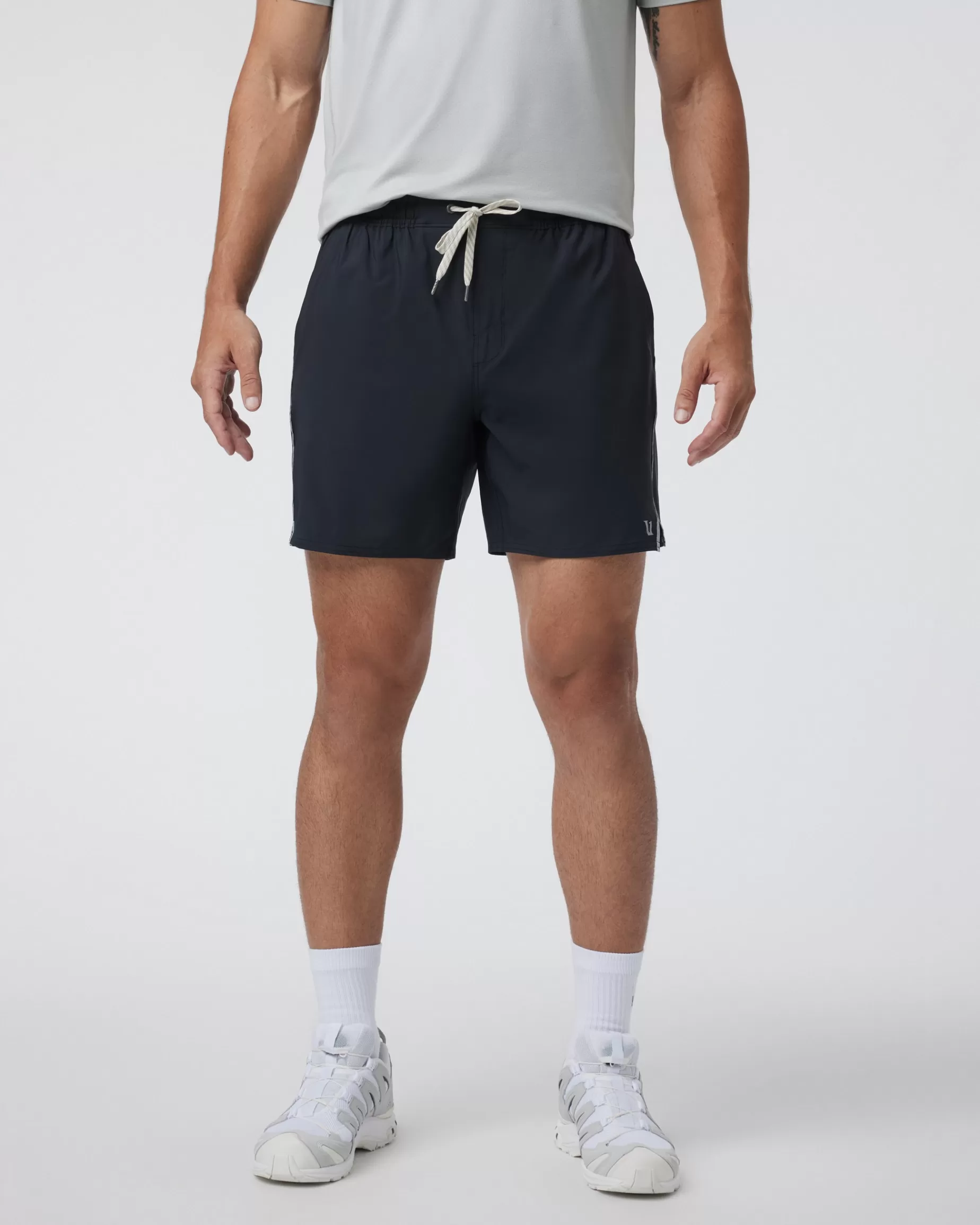 Vuori Trail Short 2.0 Black/HeatherGrey Outlet