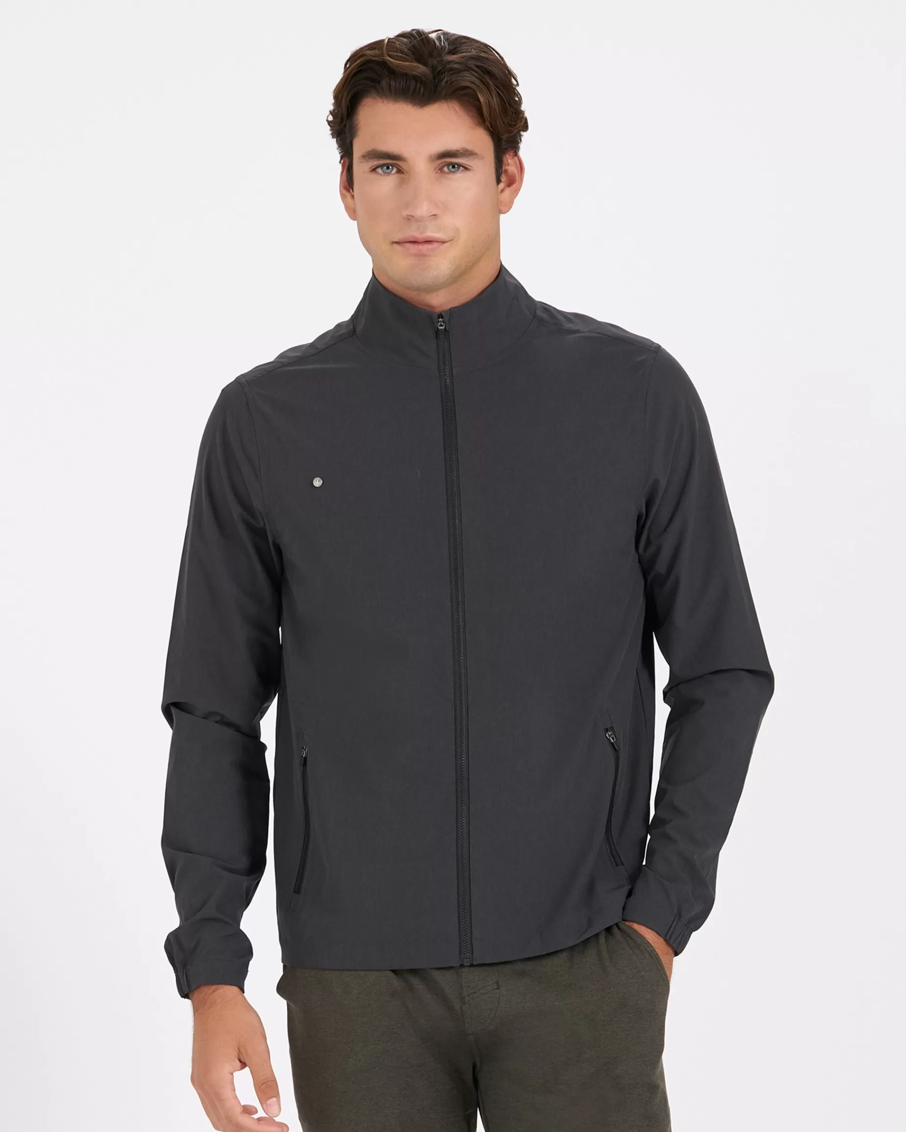 Vuori Venture Track Jacket BlackLinenTexture Cheap
