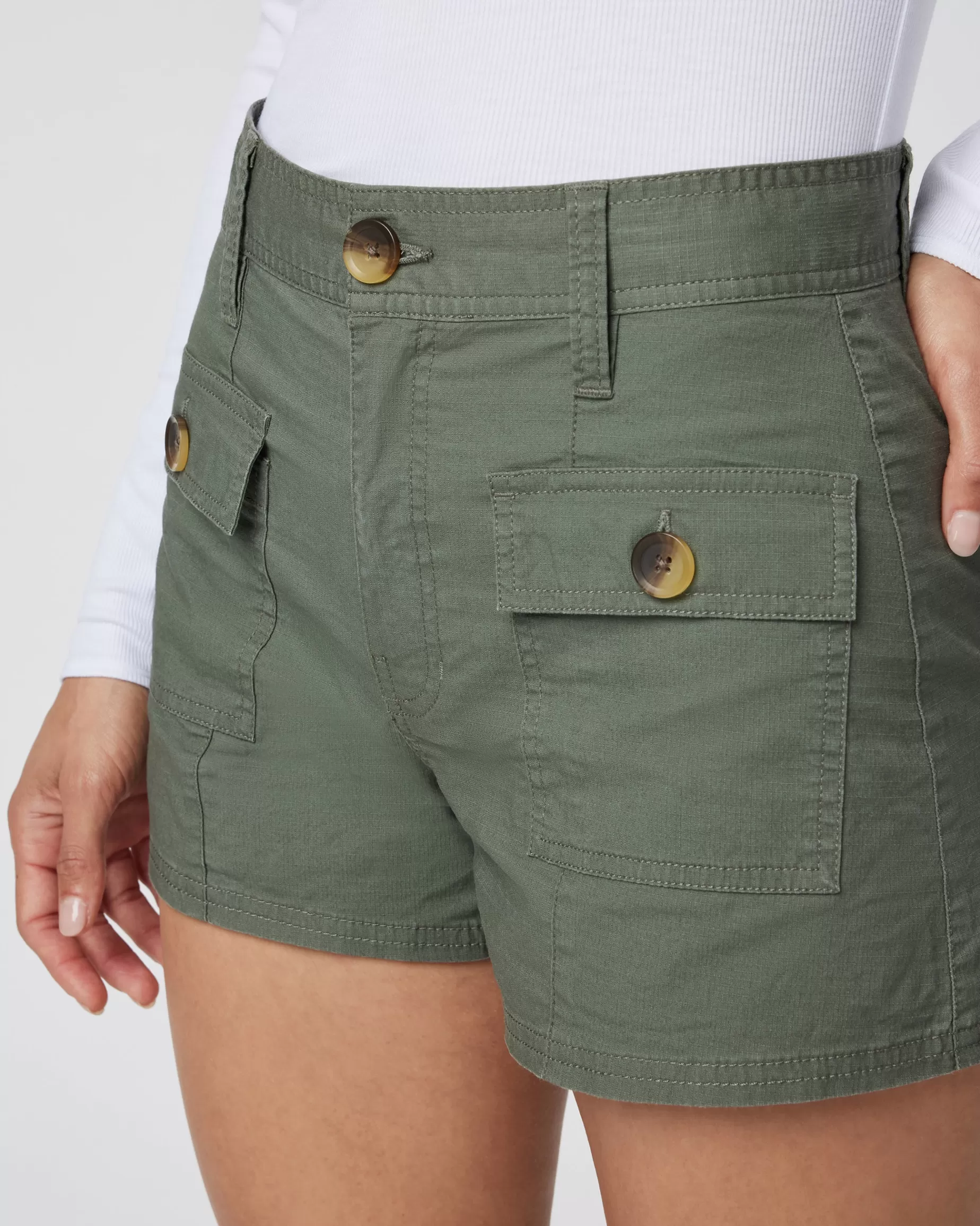 Vuori Vintage Ripstop Utility Short Army Clearance