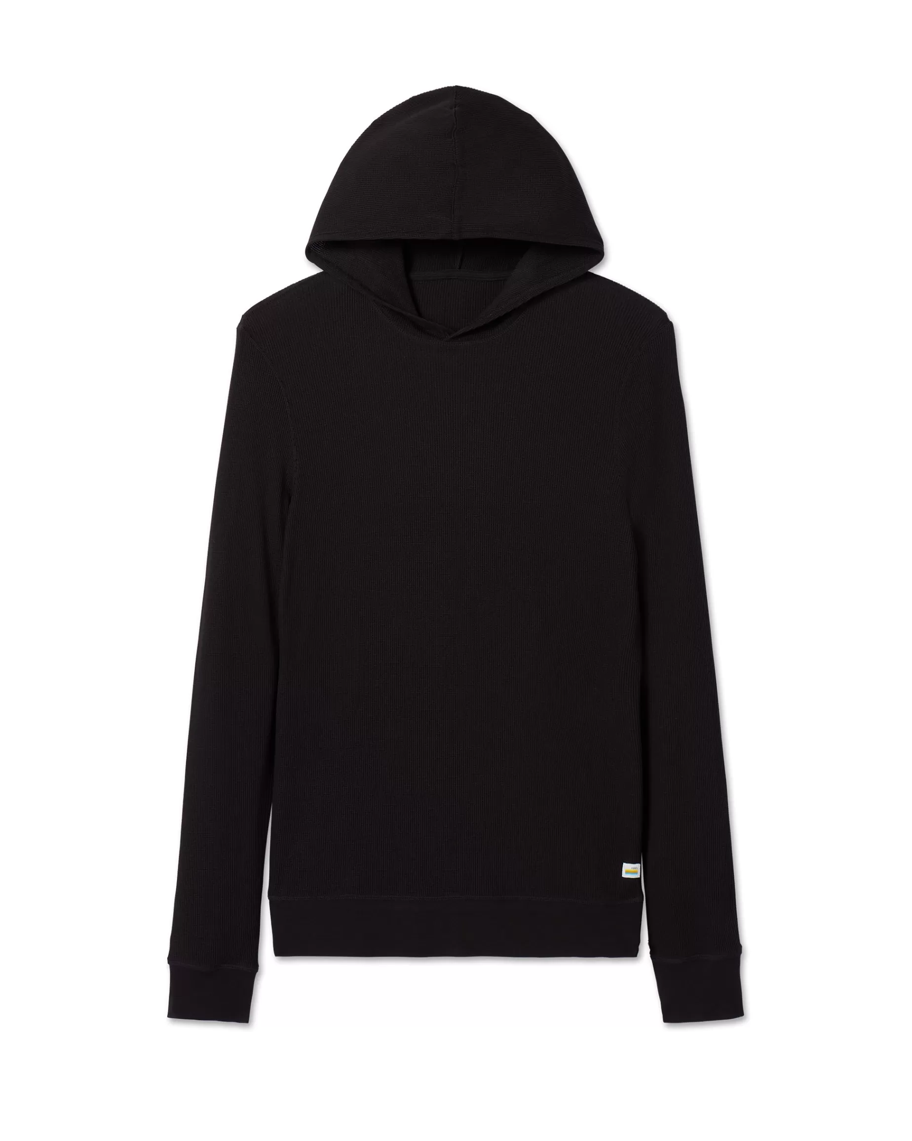 Vuori Waffle Hoodie Black Cheap
