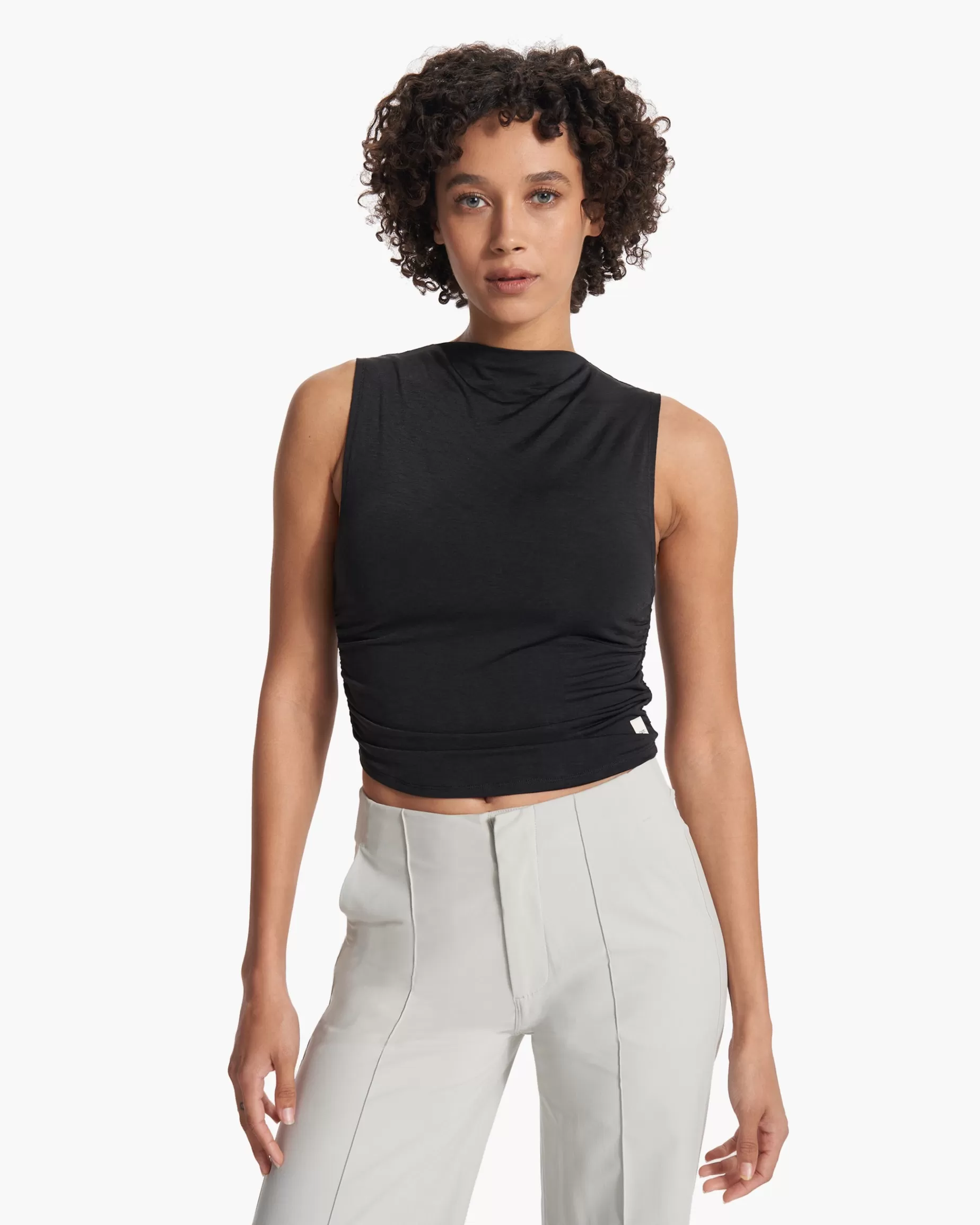 Vuori Westerlies Mock Tank Black Fashion