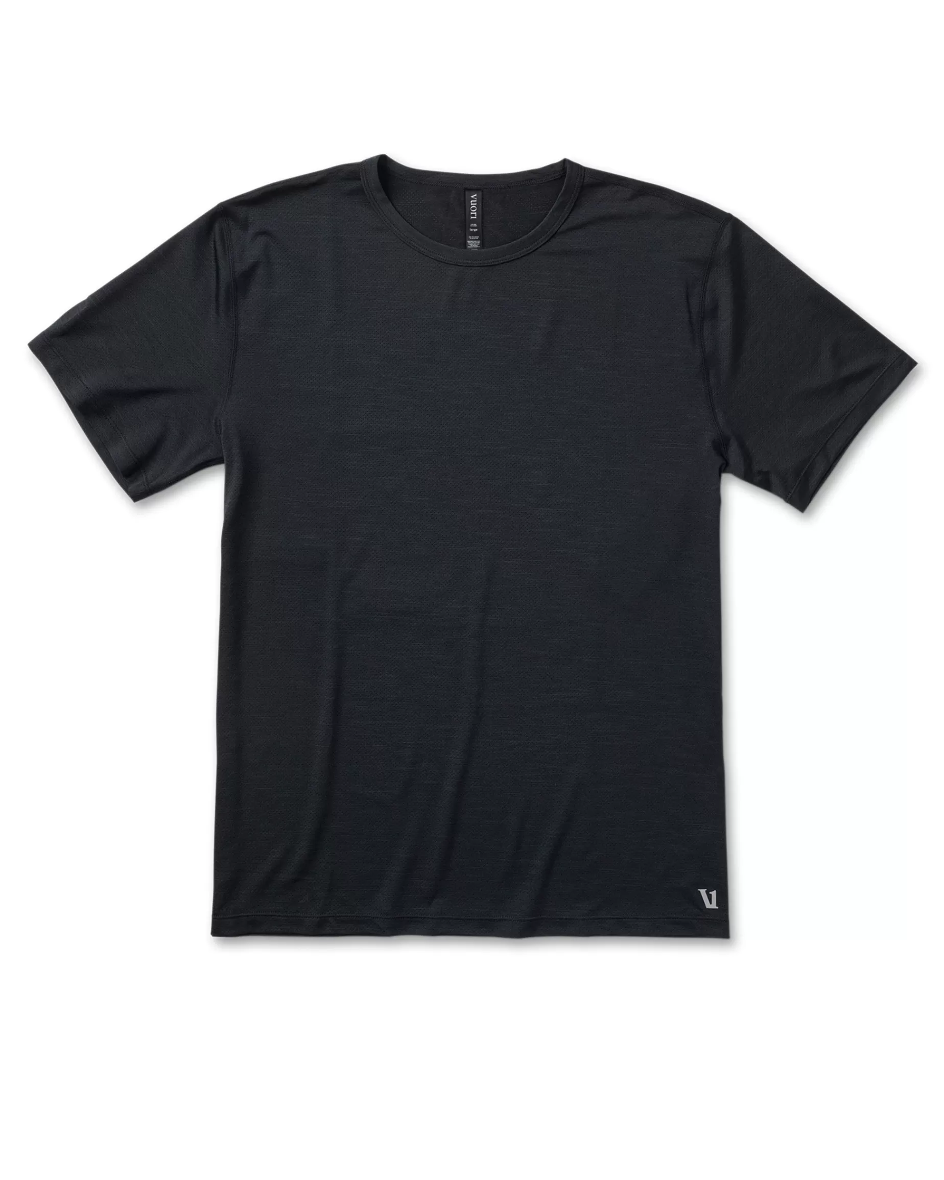 Vuori Zephyr Tee BlackHeather Flash Sale